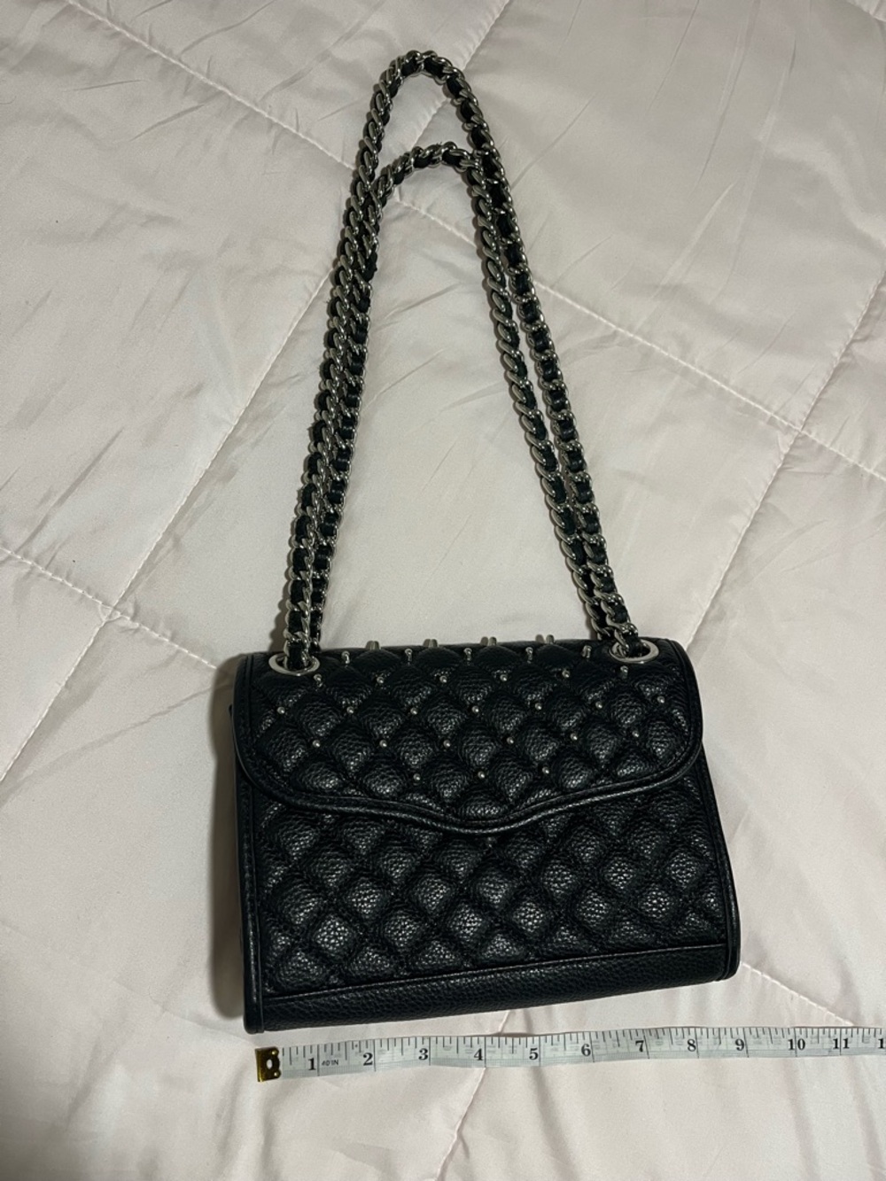 Rebecca Minkoff Quilted Affair Black Chain Shoulder Bag